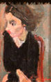 Woman in Profile painting by Chaim Soutine at The Phillips Collection. Washington, DC.