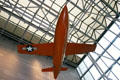 Bell X-1, first to fly faster than speed of sound in Air & Space Museum. Washington, DC.