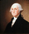 George Washington portrait by Gilbert Stuart at National Gallery of Art. Washington, DC.