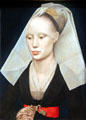 Portrait of Lady by Rogier van der Weyden in National Gallery of Art. Washington, DC.