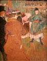 Quadrille at Moulin Rouge by Henri de Toulouse-Lautrec in National Gallery of Art. Washington, DC.