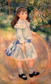 Girl with Hoop by Auguste Renoir in National Gallery of Art. Washington, DC.