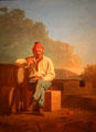 Mississippi Boatman painting by George Caleb Bingham at National Gallery of Art. Washington, DC.