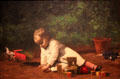 Baby at Play painting by Thomas Eakins at National Gallery of Art. Washington, DC.