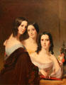 Coleman Sisters portrait by Thomas Sully at National Gallery of Art. Washington, DC.