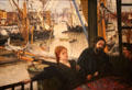 Wapping on Thames painting by James McNeill Whistler at National Gallery of Art. Washington, DC.