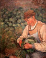 Gardener - Old Peasant with Cabbage painting by Camille Pissarro at National Gallery of Art. Washington, DC.