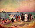 Beach at Sainte-Adresse painting by Raoul Dufy at National Gallery of Art. Washington, DC.