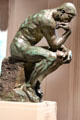 The Thinker sculpture by Auguste Rodin at National Gallery of Art. Washington, DC