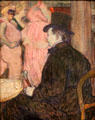 Maxime Dethomas painting by Henri de Toulouse-Lautrec at National Gallery of Art. Washington, DC.