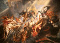 Fall of Phaeton painting by Peter Paul Rubens at National Gallery of Art. Washington, DC.