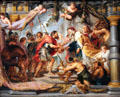 Meeting of Abraham & Melchizedek painting by Peter Paul Rubens at National Gallery of Art. Washington, DC.