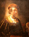Portrait of Rembrandt van Rijn by Rembrandt's workshop at National Gallery of Art. Washington, DC.
