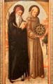 St. Anthony Abbot & St. Bernardino of Siena painting by Jacopo Bellini of Venice at National Gallery of Art. Washington, DC.