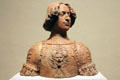 Terracotta bust of Giuliano de' Medici by Andrea del Verrocchio of Florence at National Gallery of Art. Washington, DC.