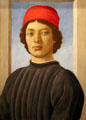 Portrait of a Youth by Filippino Lippi of Florence at National Gallery of Art. Washington, DC.