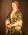 Portrait of a Lady by Titian of Venice at National Gallery of Art. Washington, DC.