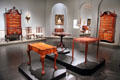 Gallery of early American furniture at National Gallery of Art. Washington, DC.