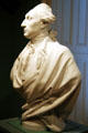 Marquis de Lafayette marble bust by unknown after Jean-Antoine Houdon at National Portrait Gallery. Washington, DC.