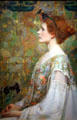 Woman with Red Hair painting by Albert Herter at Smithsonian American Art Museum. Washington, DC.