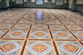 Floor of Great Hall of former U.S. Patent Office building now Smithsonian American Art Museum & National Portrait Gallery. Washington, DC.