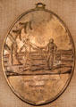 George Washington silver medal at National Portrait Gallery. Washington, DC.