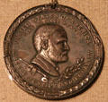 Ulysses S. Grant silver medal by Anthony C. Paquet at National Portrait Gallery. Washington, DC.