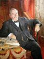 Grover Cleveland portrait by Anders Zorn at National Portrait Gallery. Washington, DC.
