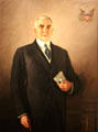 Warren Gamaliel Harding portrait by Margaret Lindsay Williams at National Portrait Gallery. Washington, DC.