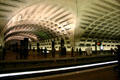Metro crossed tunnels of interchange station. Washington, DC.