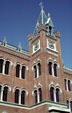 Clock tower of Charles Sumner School. Washington, DC.