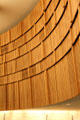 Curvilinear wall detail in National Museum of the American Indian. Washington, DC.