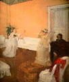 Song Rehearsal painting by Edgar Degas in Music Room at Dumbarton Oaks Museum. Washington, DC.