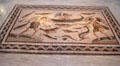 Erotes Fishing Roman floor mosaic at Dumbarton Oaks Museum. Washington, DC.