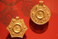 Roman gold pendants with image of Constantine I at Dumbarton Oaks Museum. Washington, DC