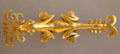 Coclé gold crocodile pendant from Costa Rica at Dumbarton Oaks Museum. Washington, DC.
