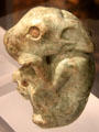 Aztec-style jadeite rabbit at Dumbarton Oaks Museum. Washington, DC.