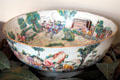 Chinese export punch bowl from estate of George & Martha Washington at Tudor Place. Washington, DC