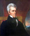 Portrait of Andrew Jackson by Ralph E.W. Earl in Tennessee period parlor at DAR Memorial Continental Hall. Washington, DC.