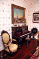 Piano & decorative arts at Missouri period parlor at DAR Memorial Continental Hall. Washington, DC.