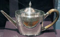 Silver teapot by Paul Revere of Boston, MA at DAR Memorial Continental Hall Museum. Washington, DC.