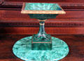 Malachite stand at Anderson House Museum. Washington, DC.