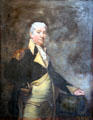Portrait of Major General Henry Knox who had idea for Society of the Cincinnati by Peter Roos after Gilbert Stuart at Anderson House Museum. Washington, DC.