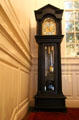 Tall case clock by Waltham Clock Co. on stairway landing at Woodrow Wilson House given to Wilson by wife Edith. Washington, DC.