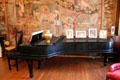 Grand piano by Steinway & Sons at Woodrow Wilson House. Washington, DC.