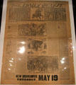 Promotional Daily Scout newspaper published by Buffalo Bill at Newseum. Washington, DC.