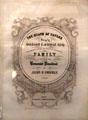 Death of Zachary Taylor sheet music by Ossian E. Dodge Esq. at National Museum of American History. Washington, DC.