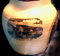 Erie Canal commemorative pitcher at National Museum of American History. Washington, DC.