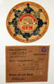 WW II Voices of Victory phonograph record mailed from soldier to family at National Postal Museum. Washington, DC.
