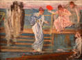 Symphony in White & Red painting by James McNeil Whistler at Smithsonian Freer Gallery of Art. Washington, DC.